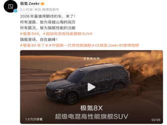 全新SUV！极氪8X官宣