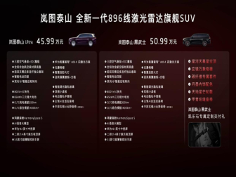 50.99万元!岚图泰山黑武士上市